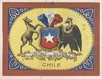 1910 Helmar Seals of US & Coat of Arms (T107) #NNO Chile Front