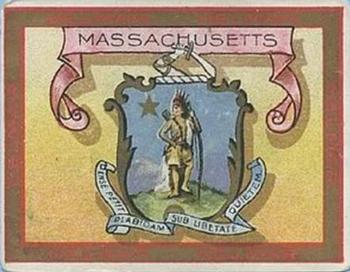 1910 Helmar Seals of US & Coat of Arms (T107) #NNO Massachusetts Front