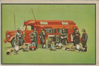 1953 Bowman Firefighters (R701-3) #6 Modern Rescue Truck Front