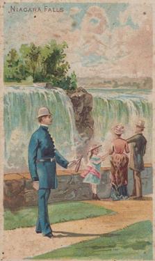1889 D. Buchner & Co. American Scenes With A Policeman (N281) #NNO Niagara Falls Front