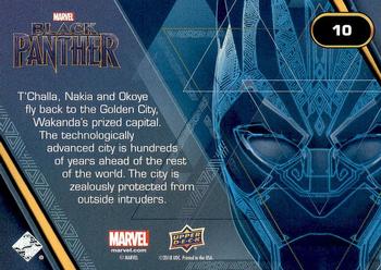 2018 Upper Deck Marvel Black Panther #10 Back to Wakanda Back