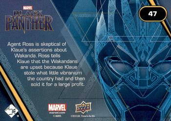 2018 Upper Deck Marvel Black Panther #47 What Do You Know About Wakanda? Back