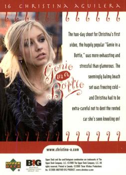 2000 Upper Deck Christina Aguilera #16 Christina Aguilera Back
