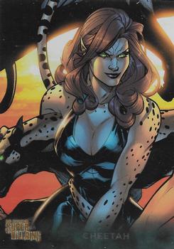 2015 Cryptozoic DC Comics Super-Villains - Gold Foil Base #16 Cheetah Front