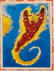 1980 Marvel Super Heroes (Venezuela) #115 Human Torch Front
