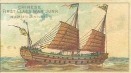 1900 American Tobacco Co. Old and Ancient Ships (T418) #NNO Chinese First Class War Junk. 18th Or 19th Century Front