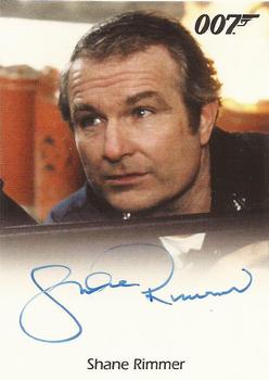2011 Rittenhouse James Bond Mission Logs - Full Bleed Autographs #NNO Shane Rimmer Front
