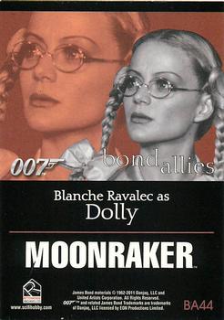 2011 Rittenhouse James Bond Mission Logs - Bond Allies Expansion #BA44 Blanche Ravalec / Dolly Back