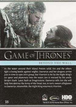 2018 Rittenhouse Game of Thrones Season 7 #18 Beyond the Wall Back