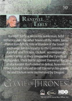 2018 Rittenhouse Game of Thrones Season 7 #50 Randyll Tarly Back