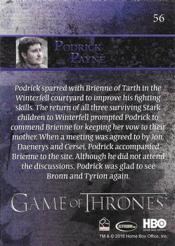 2018 Rittenhouse Game of Thrones Season 7 #56 Podrick Payne Back