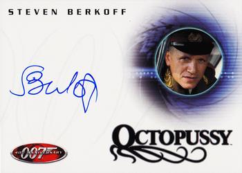 2002 Rittenhouse James Bond 40th Anniversary - Autographs #A17 Steven Berkoff Front