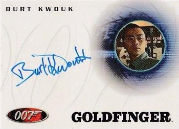 2004 Rittenhouse The Quotable James Bond - 40th Anniversary-Style Autograph Expansion #A47 Burt Kwouk as Mr. Ling Front