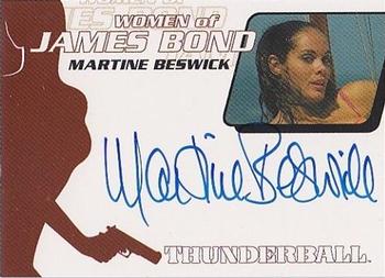 2004 Rittenhouse The Quotable James Bond - Women of James Bond Autograph Expansion #WA23 Martine Beswick as Paula Caplan Front