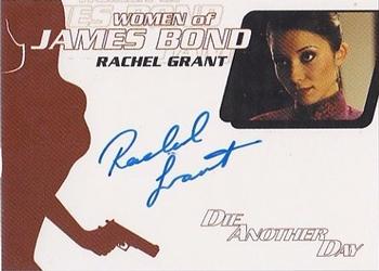 2004 Rittenhouse The Quotable James Bond - Women of James Bond Autograph Expansion #WA24 Rachel Grant as Peaceful Fountains of Desire Front