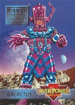 1997 Fleer Spider-Man - Marvel OverPower Mission Infinity Gauntlet #4 Galactus - 