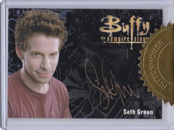 2017 Rittenhouse Buffy The Vampire Slayer 3 - Gold Signature Autographs #NNO Seth Green as Oz Front