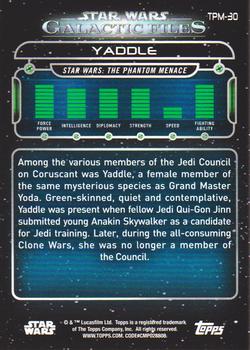 2018 Topps Star Wars: Galactic Files #TPM-30 Yaddle Back