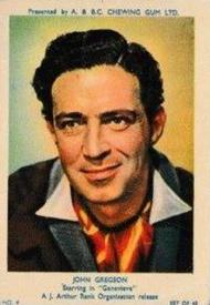 1953 A&BC Film Stars Series 1 #4 John Gregson Front