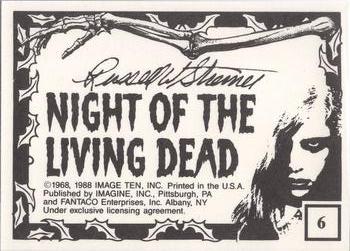 1988 Imagine Night of the Living Dead (Green Border) #6 Johnny Takes On Bill Back