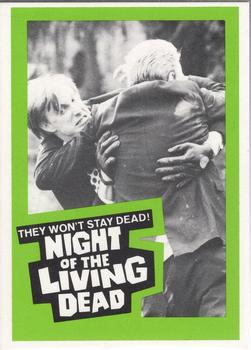 1988 Imagine Night of the Living Dead (Green Border) #6 Johnny Takes On Bill Front