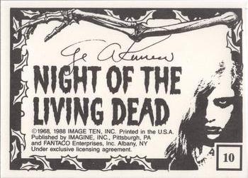 1988 Imagine Night of the Living Dead (Green Border) #10 Barbara And Bill Back