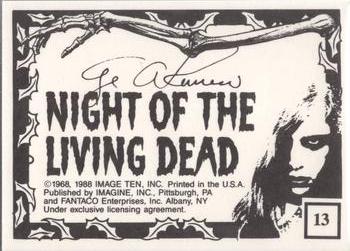 1988 Imagine Night of the Living Dead (Green Border) #13 Barbara Runs Back