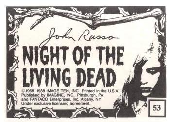 1988 Imagine Night of the Living Dead (Green Border) #53 Johnny Is A Ghoul Still Back