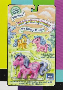 2018 Topps Wacky Packages Go to the Movies - Small Screen Stickers #7 My Spittle Pony Front
