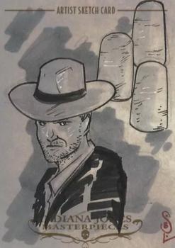 2008 Topps Indiana Jones Masterpieces - Sketch #NNO Jason Sobol Front