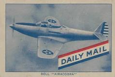 1942 Daily Mail Airplanes - Overseas Black Back 1000 #NNO Bell Airacobra Front