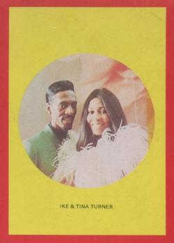 1973 Monty Gum Hit Parade Stickers #NNO Ike & Tina Turner Front