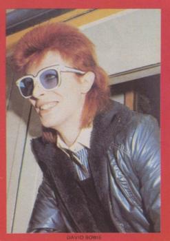 1973 Monty Gum Hit Parade Stickers #NNO David Bowie Front