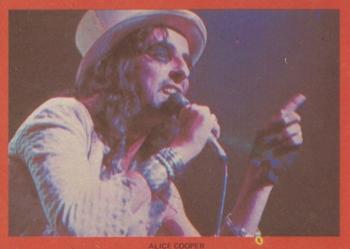 1973 Monty Gum Hit Parade Stickers #NNO Alice Cooper Front
