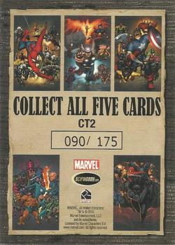 2010 Rittenhouse Marvel Heroes and Villains - Case Topper #CT2 Thor Back