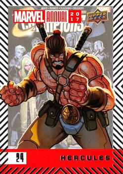 2017 Upper Deck Marvel Annual #24 Hercules Front