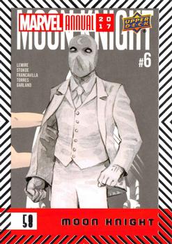 2017 Upper Deck Marvel Annual #58 Moon Knight Front