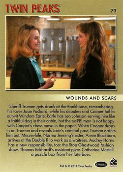2018 Rittenhouse Twin Peaks #73 Wounds and Scars Back