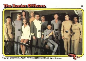 1979 Topps Rainbo Star Trek: The Motion Picture #18 The Senior Officers Front