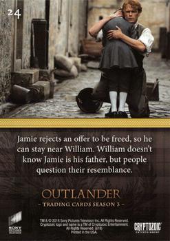 2019 Cryptozoic Outlander Season 3 #24 A Father in Word and Deed Back