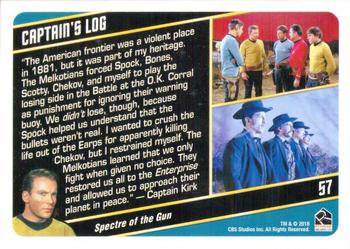 2018 Rittenhouse Star Trek The Original Series The Captain's Collection #57 Spectre Of The Gun Back