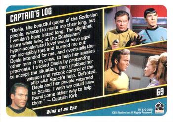 2018 Rittenhouse Star Trek The Original Series The Captain's Collection #69 Wink Of An Eye Back
