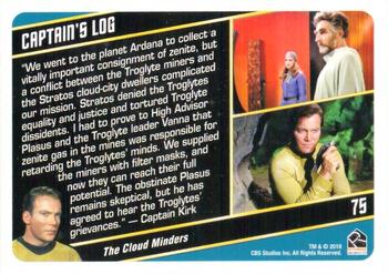 2018 Rittenhouse Star Trek The Original Series The Captain's Collection #75 The Cloud Minders Back