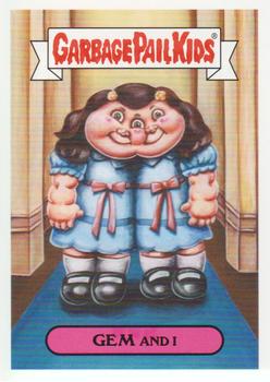 2018 Topps Garbage Pail Kids: Oh, the Horror-ible! #3a Gem and I Front