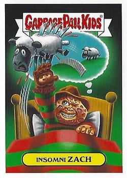 2018 Topps Garbage Pail Kids: Oh, the Horror-ible! #5a Insomni Zach Front