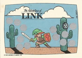 1989 O-Pee-Chee Nintendo - Zelda II: The Adventure of Link Scratch-Offs (Series One) #9 Link Screen 9 Front