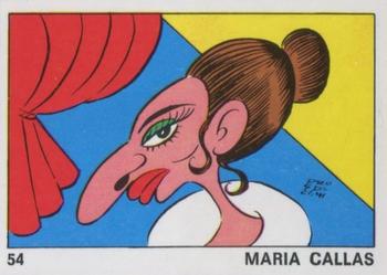 1973 Panini OK VIP #54 Maria Callas Front