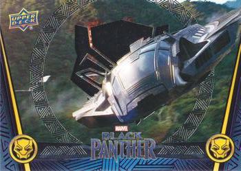 2018 Upper Deck Marvel Black Panther - Silver #87 Flying the Royal Talon Front