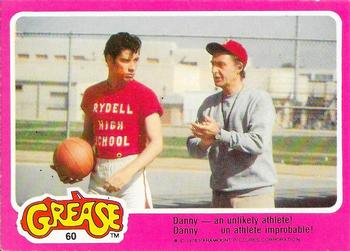 1978 O-Pee-Chee Grease #60 Danny -- An Unlikely Athlete! Front