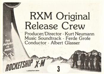 1979 FTCC Rocketship X-M #3 RXM Original Release Crew Back